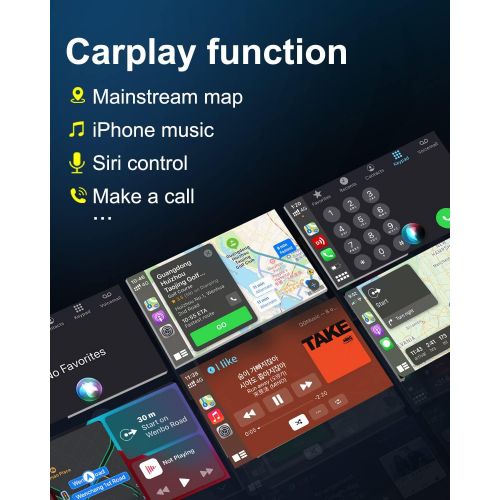  Carlinkit 2022 Wireless CarPlay Adapter Suitable for The Car Models which Have OEM Wired CarPlay - Upgrade to Wireless CarPlay Connection, Support iOS System, for car from 2017 to Now （Black