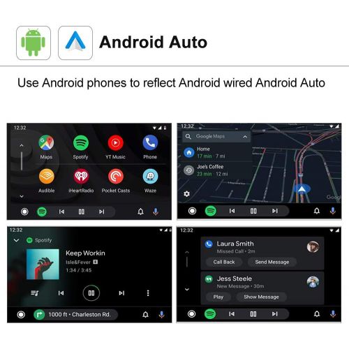  CarlinKit Wired CarPlay Adapter USB Dongle fit for Car Radio with Android Head Unit System 4.4 or Above,Support Car Screen Wired Android Auto/Mirroring/USB Connect/Upgrade etc. (Bl