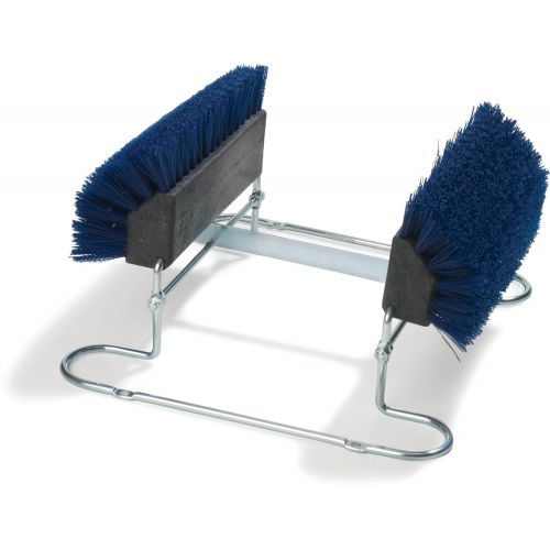  Carlisle 4042414 Commercial Boot N Shoe Brush Scraper with Chrome Plated Steel Frame, Blue