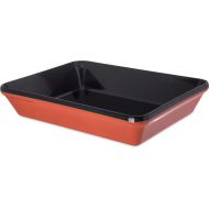 Carlisle 8910406 Mosaic Melamine Pasta Bowl, 5 lb. Capacity, Black/Terra Cotta