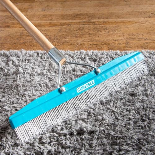  Carlisle 4575100 Commercial Grade 18 Carpet Rake/Groomer