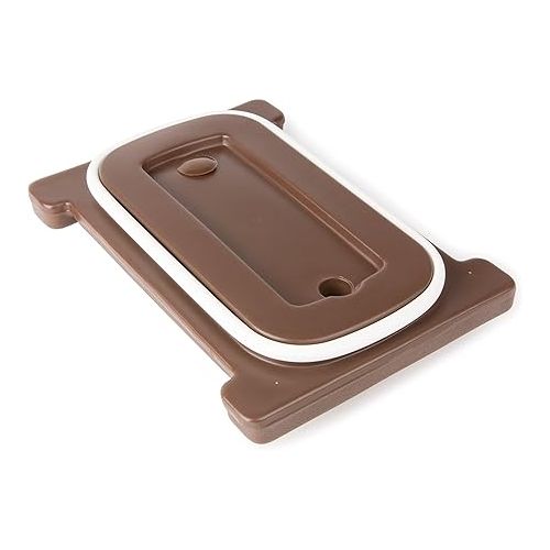  Carlisle FoodService Products Cateraide Insulated Beverage Dispenser with Handles for Catering, Kitchen, and Restaurants, Plastic, 2.5 Gallons, Brown