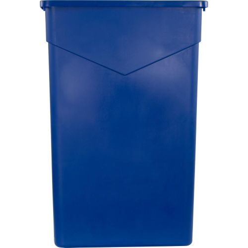  Carlisle 34202314 TrimLine Rectangle Waste Container Trash Can Only, 23 Gallon, Blue