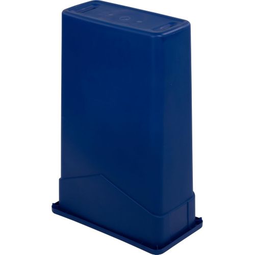  Carlisle 34202314 TrimLine Rectangle Waste Container Trash Can Only, 23 Gallon, Blue