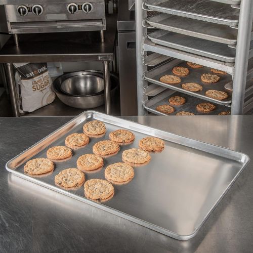  Carlisle Paddles Carlisle 601826 Heavy Duty 3003 Aluminum Full Size Sheet Pan, 25.75 Length x 17.81 Width (Case of 12)