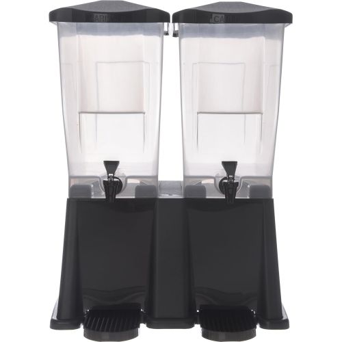  Carlisle 1085703 TrimLine Opaque BPA-Free Economy Double Base, 7 Gallon Capacity, Black: Kitchen & Dining