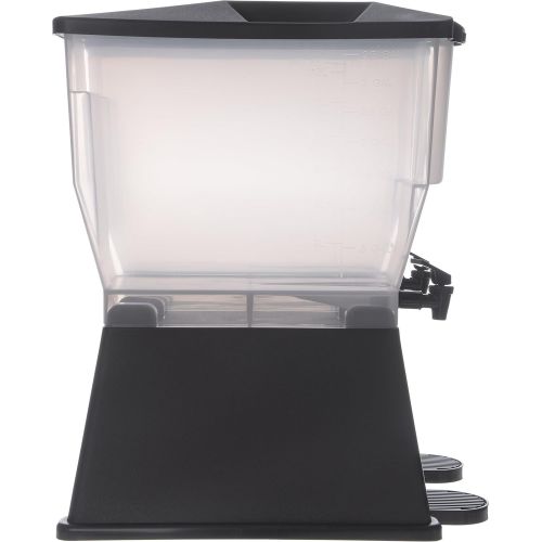  Carlisle 1085703 TrimLine Opaque BPA-Free Economy Double Base, 7 Gallon Capacity, Black: Kitchen & Dining