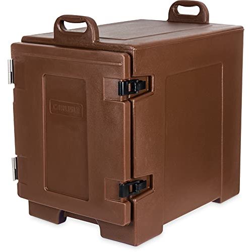  Carlisle PC300N01 Cateraide End-Loading Insulated Food Pan Carrier, 5 Pan Capacity, Brown: Kitchen & Dining