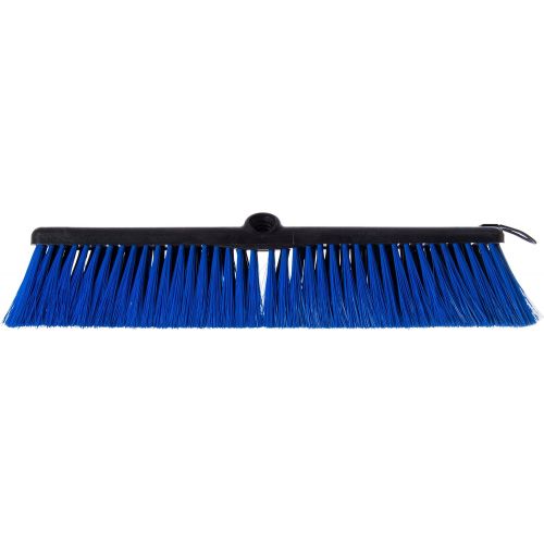  [아마존베스트]Carlisle Paddles Carlisle 3621961814 Sweep Complete Aluminum Handle Floor Sweep with Squeegee, Plastic Bristles, 18 Length, 3 Bristle Trim, Blue