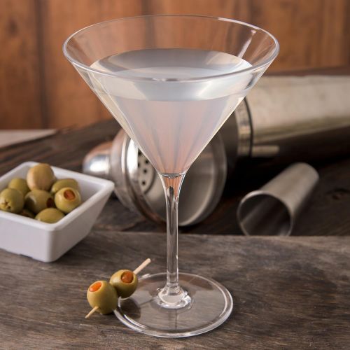  [아마존베스트]Carlisle Paddles Carlisle 564607 Alibi Shatter-Resistant Plastic Martini Glass, 9 oz