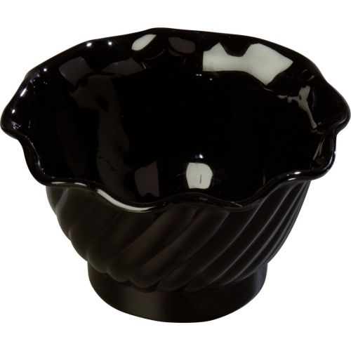  [아마존베스트]Carlisle Paddles Carlisle 453003 Mini Plastic Dessert Tasting Cup, 5 oz, Black