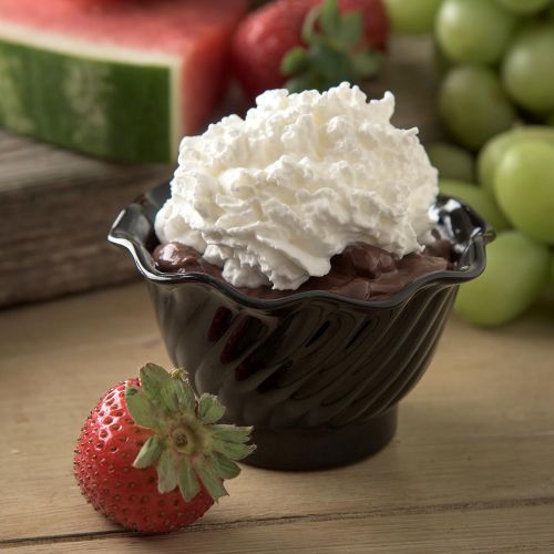  [아마존베스트]Carlisle Paddles Carlisle 453003 Mini Plastic Dessert Tasting Cup, 5 oz, Black