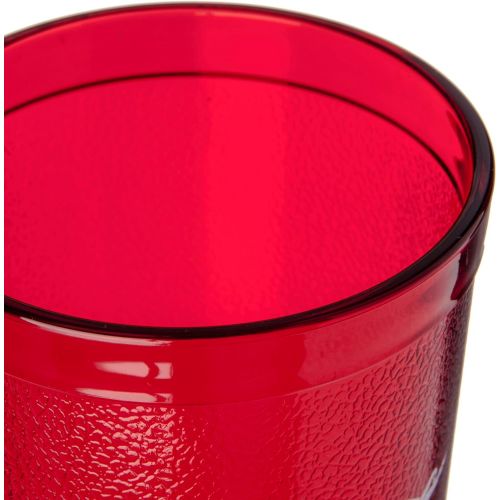  Carlisle Paddles Coca Cola Logo Ruby Red Plastic Tumblers Set of 4-16oz (Coke)