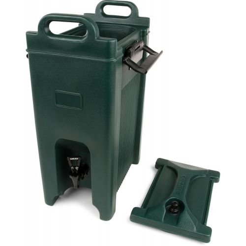  Carlisle XT500008 Cateraide Insulated Beverage Server Dispenser, 5 Gallon, Forest Green