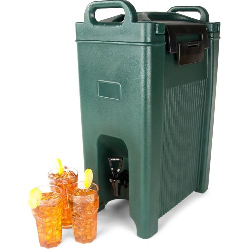  Carlisle XT500008 Cateraide Insulated Beverage Server Dispenser, 5 Gallon, Forest Green