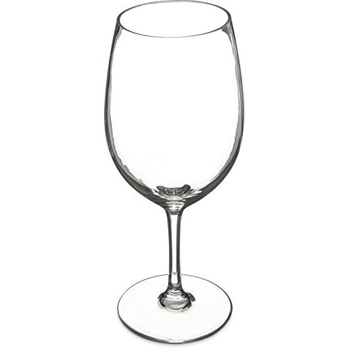  Carlisle 564207 Alibi Shatter-Resistant Plastic Red Wine Glass, 20 oz (Set of 24)