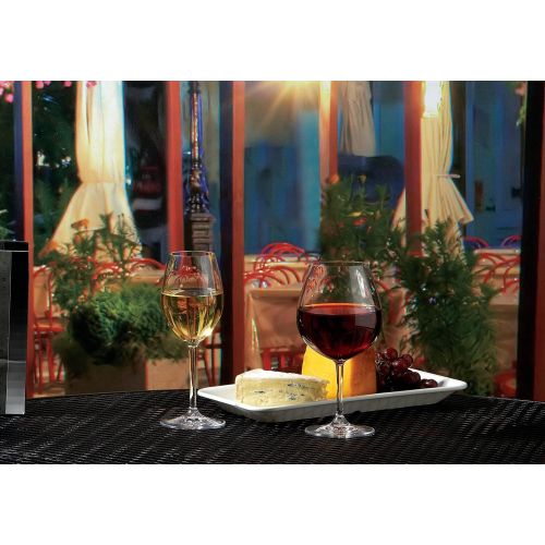  Carlisle 564207 Alibi Shatter-Resistant Plastic Red Wine Glass, 20 oz (Set of 24)