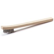 Carlisle 3613S00 Commercial Utility Toothbrush With Stainless Steel Bristles, 7-14, Natural (Pack of 36)