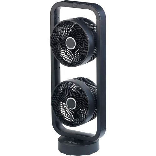  [아마존베스트]Carlo Milano Fan Wind Machines: Floor Fan with 2 Rotors, 3 Levels, Oscillation, Timer, 70 Watt (Compressor Fan)