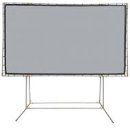 Carls Place Carl’s FlexiGray Standing Projector Screen Kit (16:9 | 9x16-Ft | 214-in) Outdoor Projection Screen, HD, Low Ambient Light, High Contrast Gray/Grey, DIY Movie Screen, Stand Poles NO