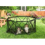 Carlson Pet Products Green Eight Panel Pet Pen