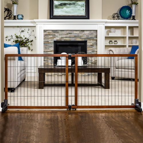  Carlson Pet Products Carlson Freestanding Pet Gate, Large
