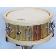 /Etsy 13"x6.5" Stave Snare Drum, Mahogany Snare Drum, African Walnut Snare Drum, Poplar Snare Drum, Birch Wooden Hoops, Handmade Stave Snare drums