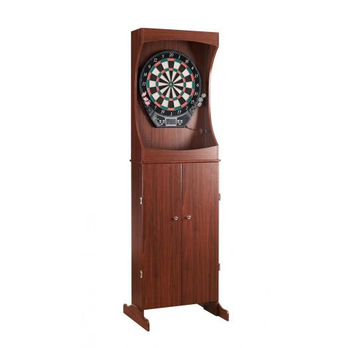  Carmelli NG1040 Outlaw Free Standing Dart Cabinet Set with Electronic Scoring System