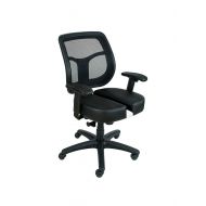 Carmichael Throne The CT9400 Back Pain Relief Office Chair with Patented Split Seat Technology: For Lower Back, Sciatica, Tailbone, Coccyx, Degenerating Disc, Sacrum, Prostate and Pelvic Pain Relief