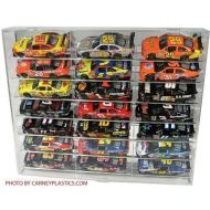 NASCAR Display Case 21 car Angled Shelf fits Diecast 1/24 Action 1:24 Scale by Carney Display Case