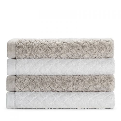  Caro Home Phoebe Washcloths, Set of 4 - 100% Exclusive