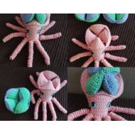 Carofaitmain Octopus crocheted puzzle toy