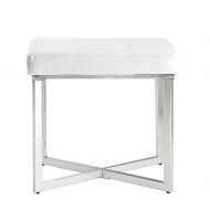 Carolina Chair & Table 1VB2016-WHTCHR Summer Vanity Bench White