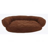 Carolina Pet Company Microfiber Quilted Bolster Bed with Moisture Barrier Protection