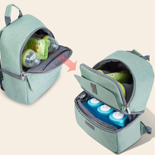  Caroline Breast Pump Bag Backpack - Cooler and Moistureproof Bag for Mother Baby Bottle Breast Milk Pump...