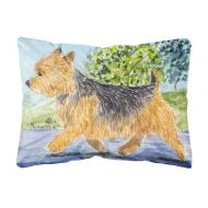 Carolines Treasures Norwich Terrier Decorative Canvas Fabric Pillow