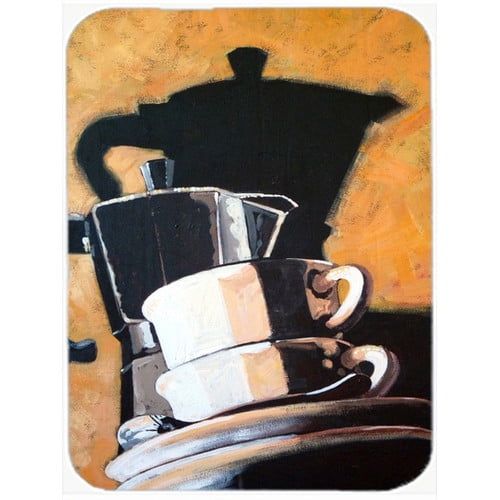  Carolines Treasures Coffee II Glass Cutting Board