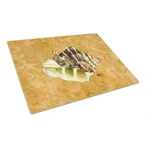  Carolines Treasures Shell Glass Cutting Board Large