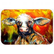 Carolines Treasures Another Happy Cow Glass Cutting Board Large MW1225LCB