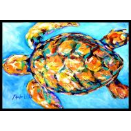 Carolines Treasures MW1150JMAT Sand Dance Turtle Indoor or Outdoor Mat 24x36, 24H X 36W, Multicolor