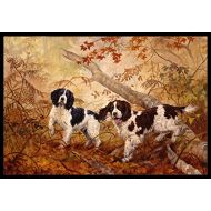 Carolines Treasures HEH0139JMAT Springer Spaniels by Elizabeth Halstead Indoor or Outdoor Mat 24x36, 24H X 36W, Multicolor