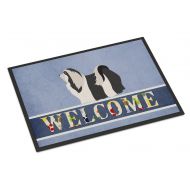 Carolines Treasures BB8314MAT Havanese Welcome Indoor or Outdoor Mat 18x27, 18H X 27W, Multicolor