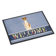 Carolines Treasures BB5680MAT Whippet Welcome Indoor or Outdoor Mat 18x27, 18H X 27W, Multicolor