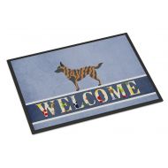 Carolines Treasures BB8300JMAT Dutch Shepherd Welcome Indoor or Outdoor Mat 24x36, 24H X 36W, Multicolor