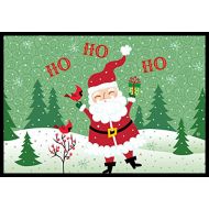 Carolines Treasures VHA3016JMAT Merry Christmas Santa Claus Ho Ho Ho Indoor or Outdoor Mat 24x36, 24H X 36W, Multicolor