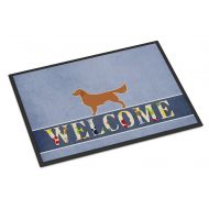 Carolines Treasures BB5508JMAT Golden Retriever Welcome Indoor or Outdoor Mat 24x36, 24H X 36W, Multicolor