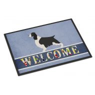 Carolines Treasures BB8273JMAT English Springer Spaniel Welcome Indoor or Outdoor Mat 24x36, 24H X 36W, Multicolor