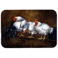 Carolines Treasures BDBA0081JCMT Roosting Rooster and Chickens Kitchen or Bath Mat 24x36, 24H X 36W, multicolor