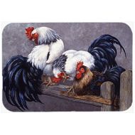 Carolines Treasures BDBA0208CMT Roosters Roosting Kitchen or Bath Mat 20x30, 20H x 30W, multicolor