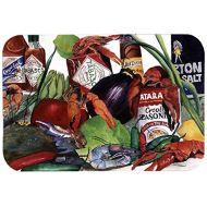 Carolines Treasures 8131JCMT Louisiana Spices Kitchen or Bath Mat 24x36, 24H X 36W, multicolor